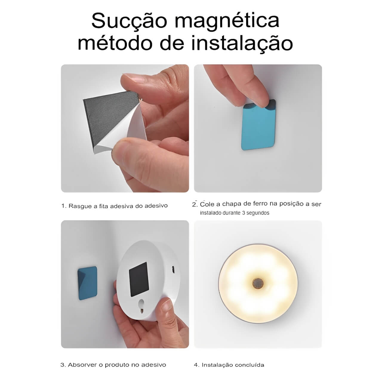 Lâmpada Parede Sensor