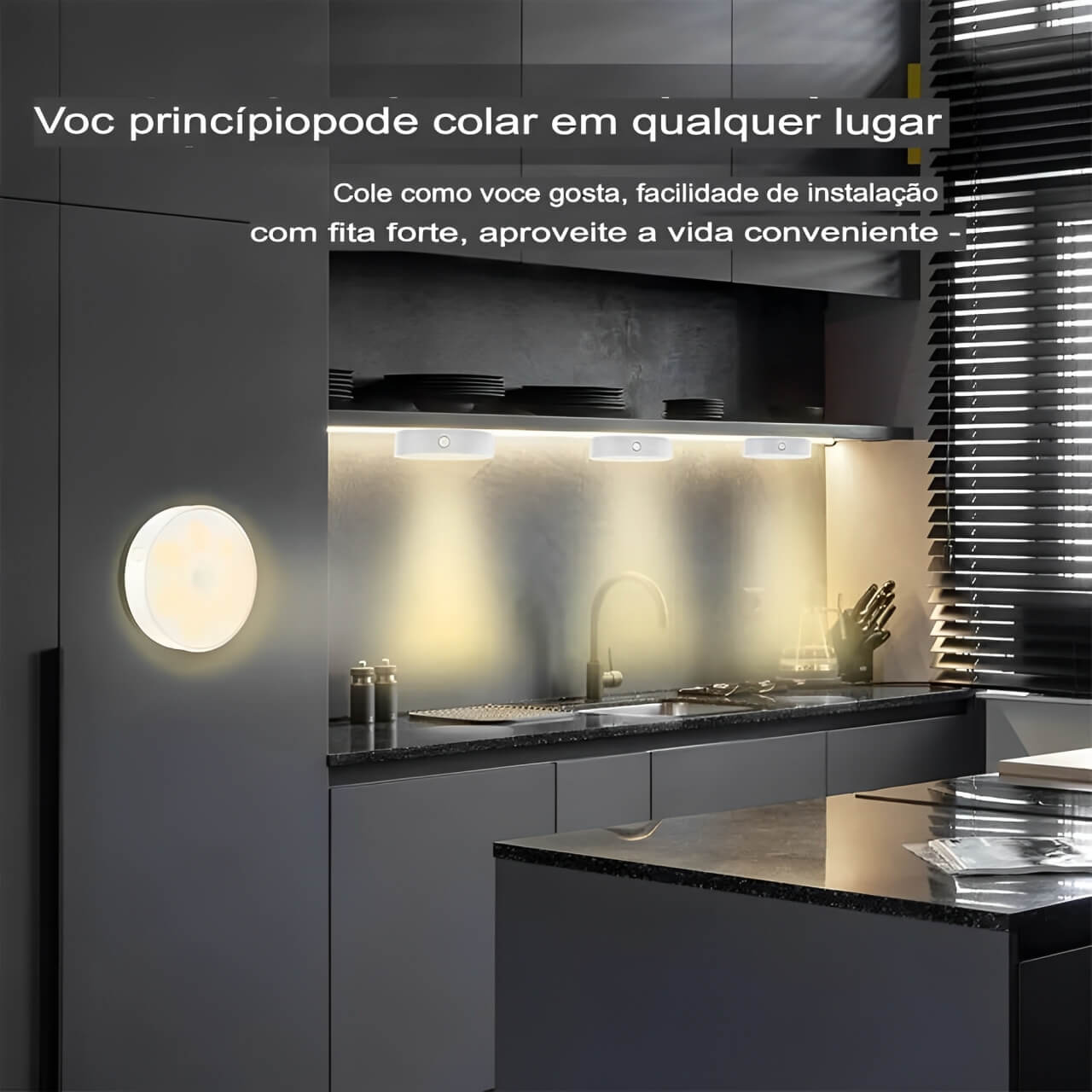 Lâmpada Parede Sensor
